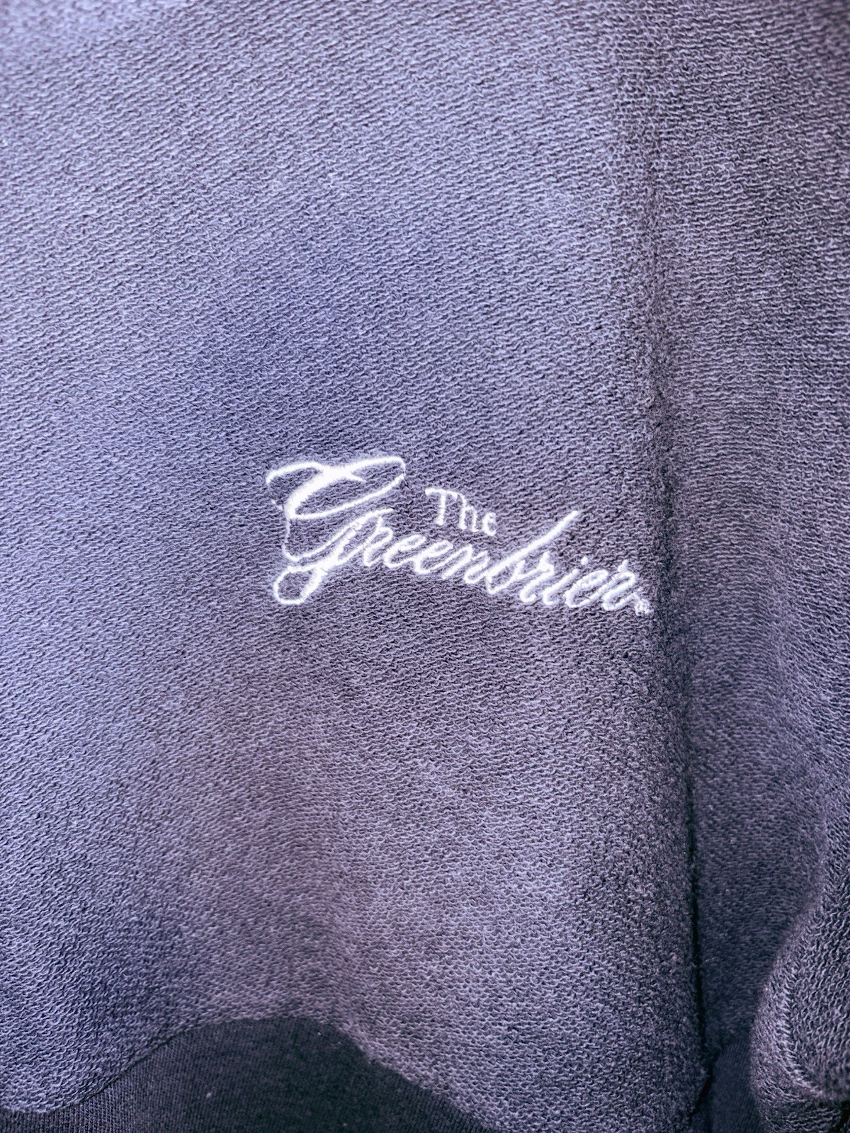The Greenbrier Resort Embroidered Logo Sweatshirt Size Med