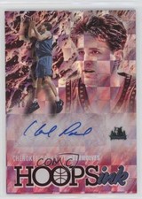 2020-21 Panini NBA Hoops Hoops Ink Red 10/25 Cherokee Parks #HI-CPA Auto 9v7