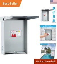 Waterproof 60 Amp Spa Panel with Rust-Proof GFCI Breaker - Safe & Reliable