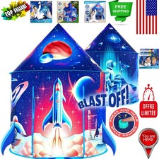 Rocket Ship Play Tent with Blast Off Sounds - Ultimate Kids Adventure Awaits 