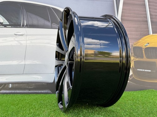 Cerchi 4x R23" 5X120 Twin 5 Raggi Stile Nero Adatti per Land Rover Range Rover - Foto 9 di 12
