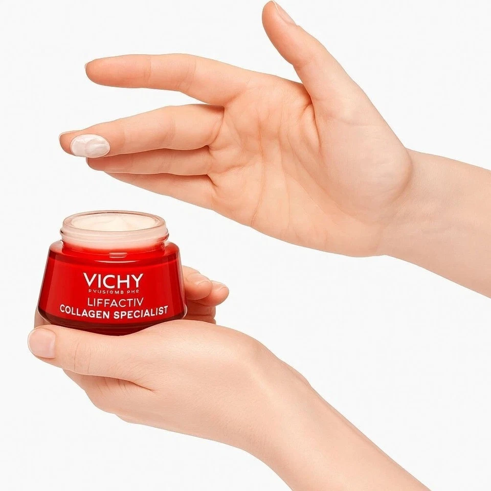 Crema de día Vichy Liftactiv especialista en colágeno 50 ml corrector de arrugas antienvejecimiento Foto 3 de 3