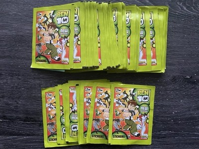 Cartoon Network New Adventures - BEN 10 - 50 Päckchen Merlin Aufkleber & Poster