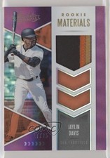 2020 Panini Absolute Rookie Materials Spectrum Purple 17/25 Jaylin Davis 1u6