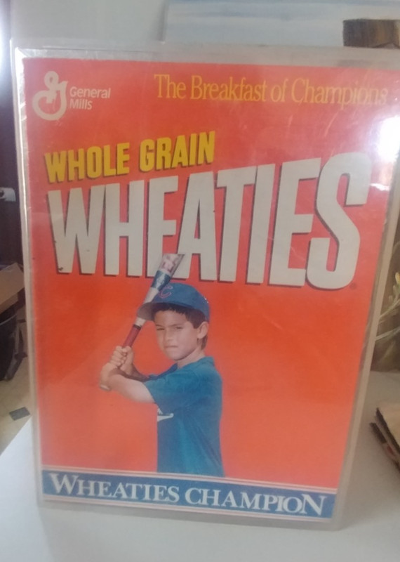 1990's Wheaties Cereal w/Box History on Side, Factory Sealed