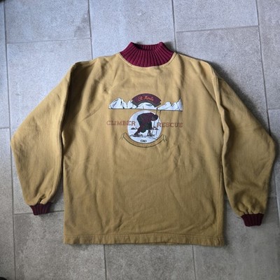 St Moritz Climber Rescue Ciao Sweater Made In Italy Size M Medium Retro 