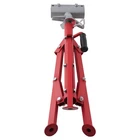 Adjustable Pipe Jack Stand 2500lbs Roller Head 32-55in Steel Heavy Duty