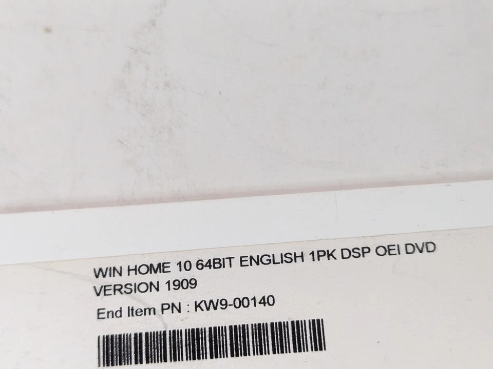 Microsoft Windows Home 10 64 Bit Eng 1 pk DSP OEI DVD X18-45392, 1/13/20 New - Image 3 of 4