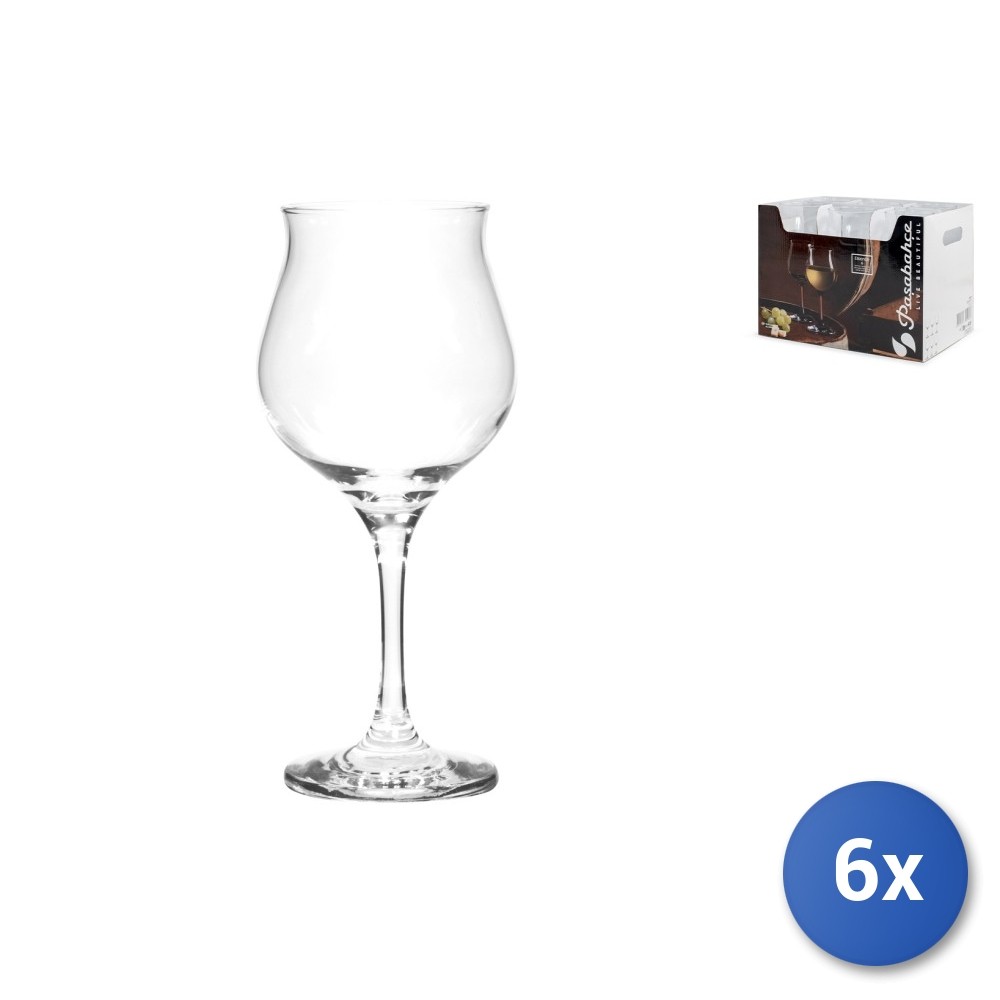 6x Stem Glasses Glass Clear, Essence, For Tasting, 47,5Cl