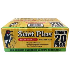 Melt-Resistant Suet Cakes for Wild Birds - 20 Pack