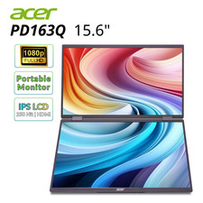 Acer PD163Q 15.6" Dual-Screen Portable Monitor 1920x1080 Refurbished