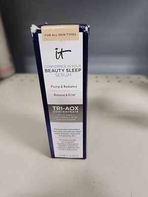 It Cosmetics Confidence In Your Beauty Sleep Pump Triple Antioxidant Serum 1. oz