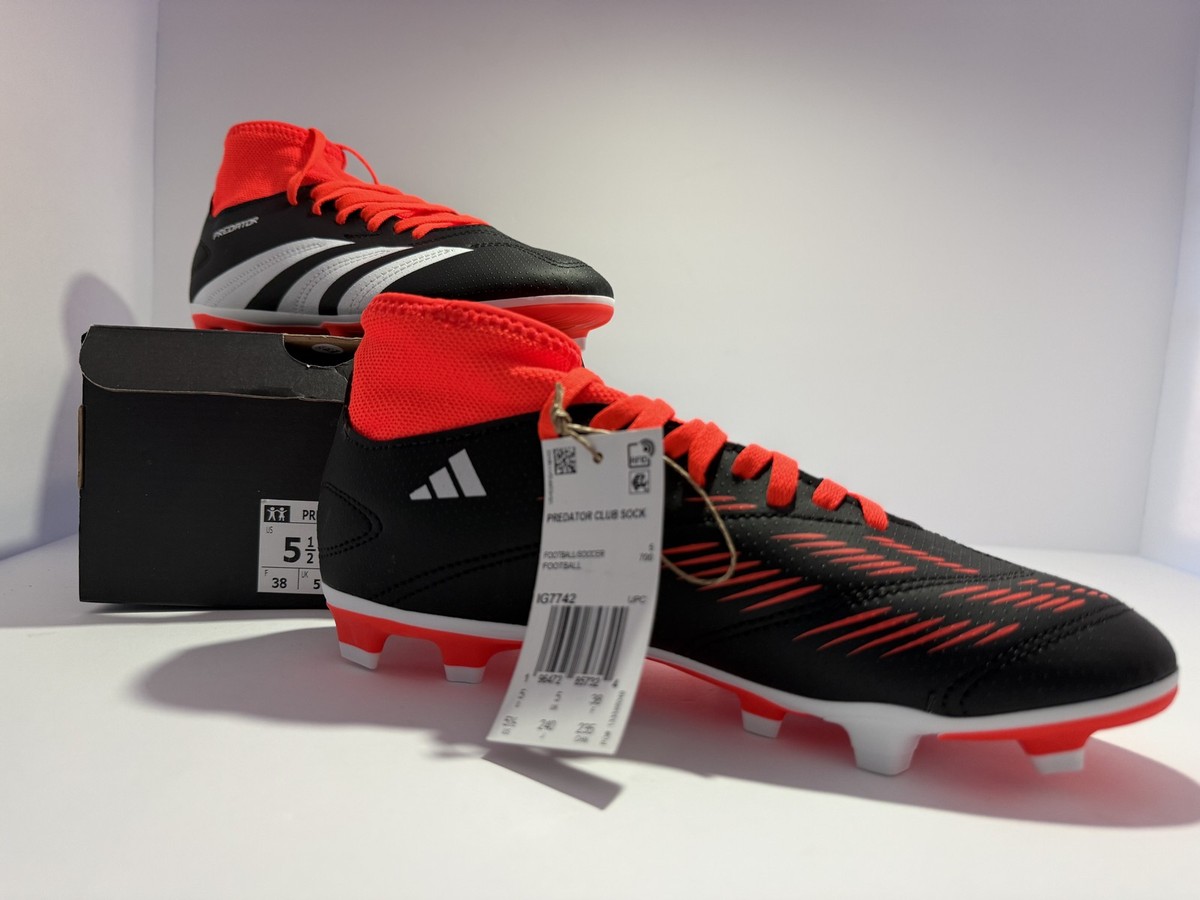 Predator Club Sock Flexible Ground Soccer Cleats Football Boots