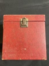 Vintage 45 RPM Record Lot w/ Red Storage Case   RCA Victor, MGM, Decca, More