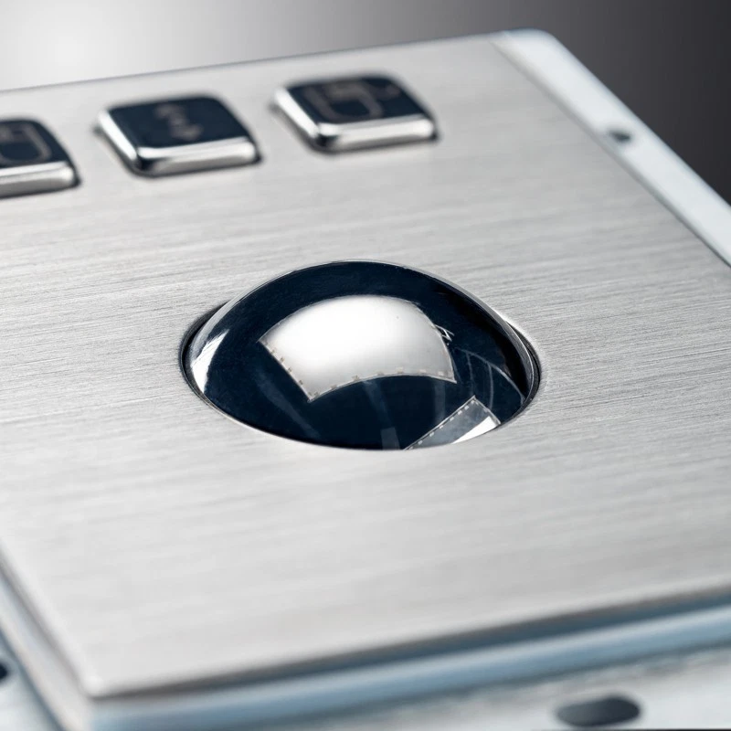 Mechanical Trackball Mouse USB 38MM Metal Rollerball Industrial Pointing Device - Image 3 of 4