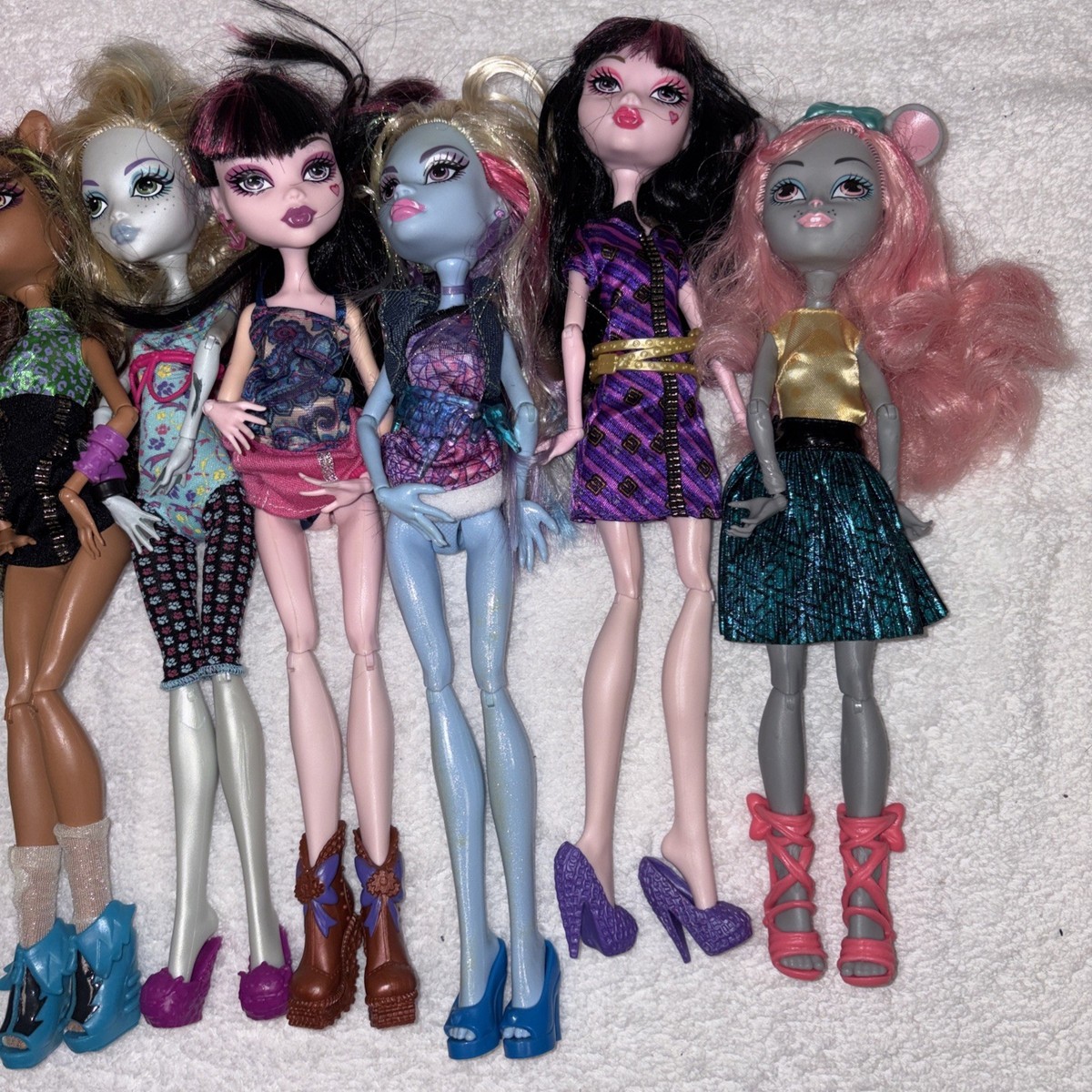 Mattel Monster High 2008-2012 1st Generation Doll Set of 7 | eBay