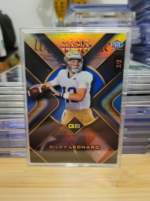 2024 Riley Leonard 2/2 PRC Declaration Of Independence Auto Mania Wildcard