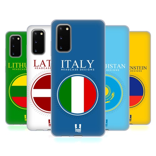 HEAD CASE DESIGNS FLAG PATCHES SET 2 SOFT GEL CASE FOR SAMSUNG PHONES 2 - $22.95