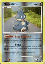 Munchlax 33/130 Rare Diamond & Pearl Pokemon Reverse Holo Moderately Played on eBay