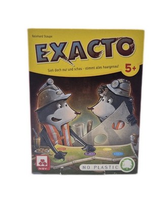 EXACTO Kartenspiel Reinhard Staupe NEU unbenutzt