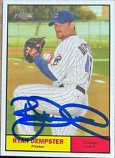 Ryan Dempster Autographed 2010 Topps Heritage #58