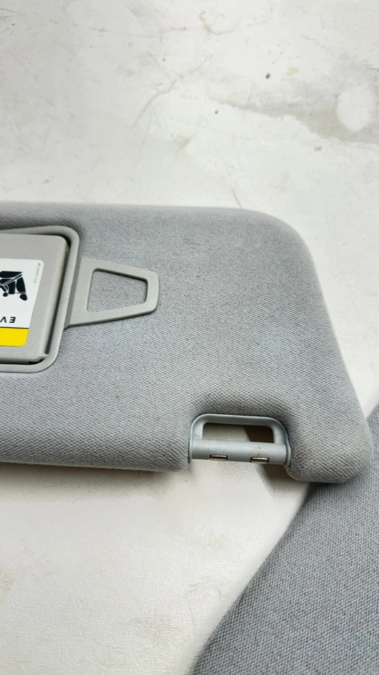 2005-2008 Hyundai Sonata Right Side Gray Cloth Sun Visor OEM 85202-0A750QS - Image 3 of 4