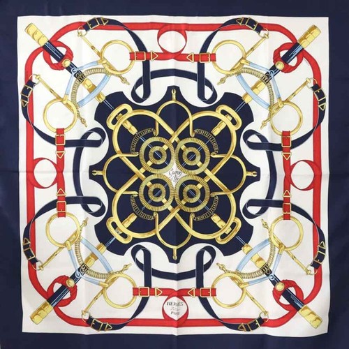 Hermes Vintage Rare scarf Carre 90 Silk from japan - Picture 4 of 24