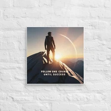 Focus Canvas Decoration Living for Motivation and Success Home 