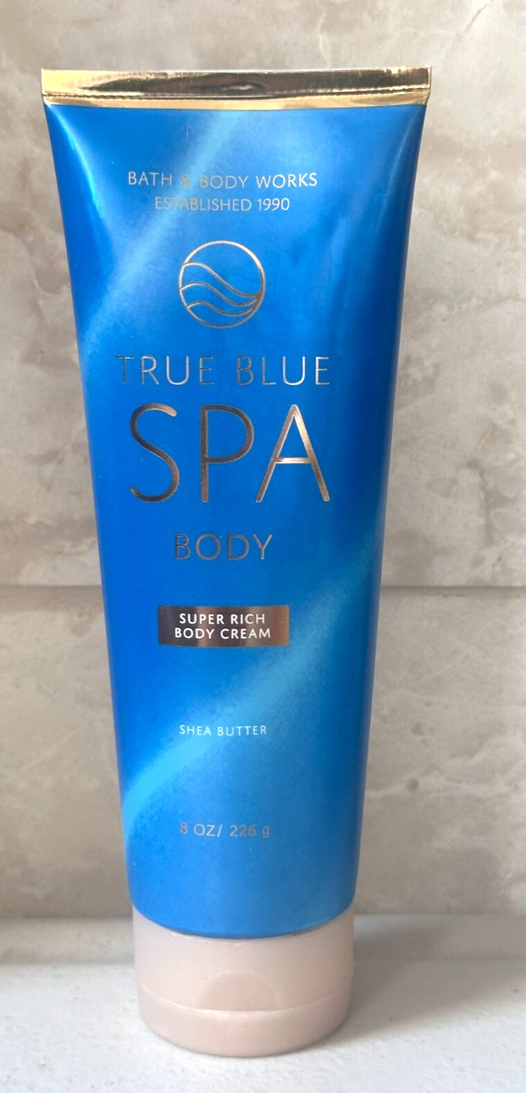 Bath & Body Works True Blue Spa SUPER RICH FOOT CREAM 8 oz N