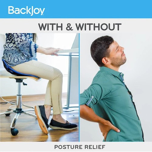 BackJoy SitSmart Tech Gel Haltungskorrektor Sitz | Unterstützung des unteren Rückens Schmerzlinderung - Bild 6 von 8