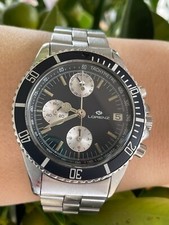 LEMANIA 5100 CRONOGRAFO AUTOMATICO DIVER LORENZ 12042 UOMO 40mm MADE IN SVIZZERA