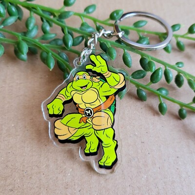 Teenage Mutant Ninja Turtles Schlüsselanhänger, Leonardo, Michelangelo, Raphael, Donatello