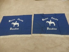 BUTLER COUNTY BANDITS 4-H HORSE CLUB BANNERS HANGING WITH FRINGE FAIRGROUNDS