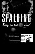 1946 Spalding Golf Products "Brings 'Em Back" Golf Balls