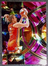 2024 Panini Select WNBA #190 Marina Mabrey Pink Ice Prizms Sun 🔥🔥🔥