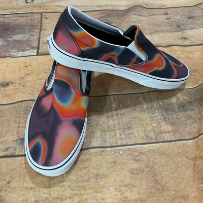 Vans Slip On Dark Aura Mens Size 4.5 Multi Color Skate Shoes  display picture 3