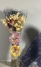 9"-10" Imbolc Smudge Wand Herbal Smoke Sage Alternative Lavender Rose Floral