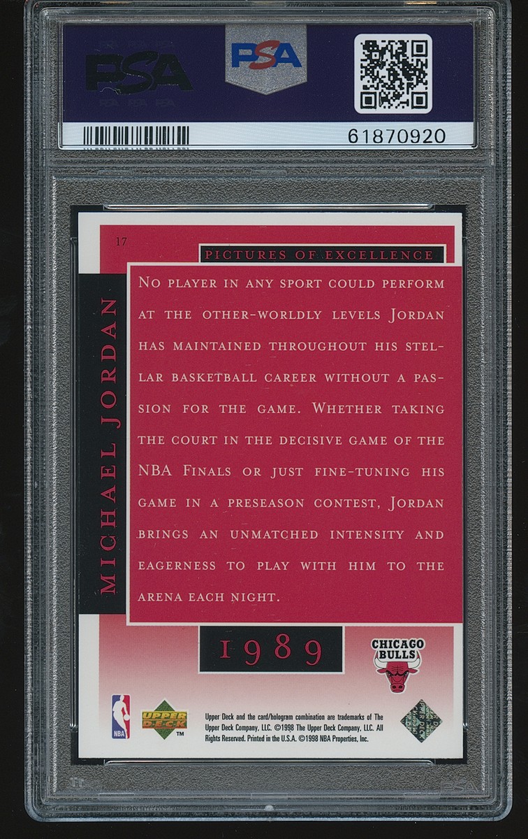 Michael Jordan 1998 Upper Deck MJ Career Collection Pictures