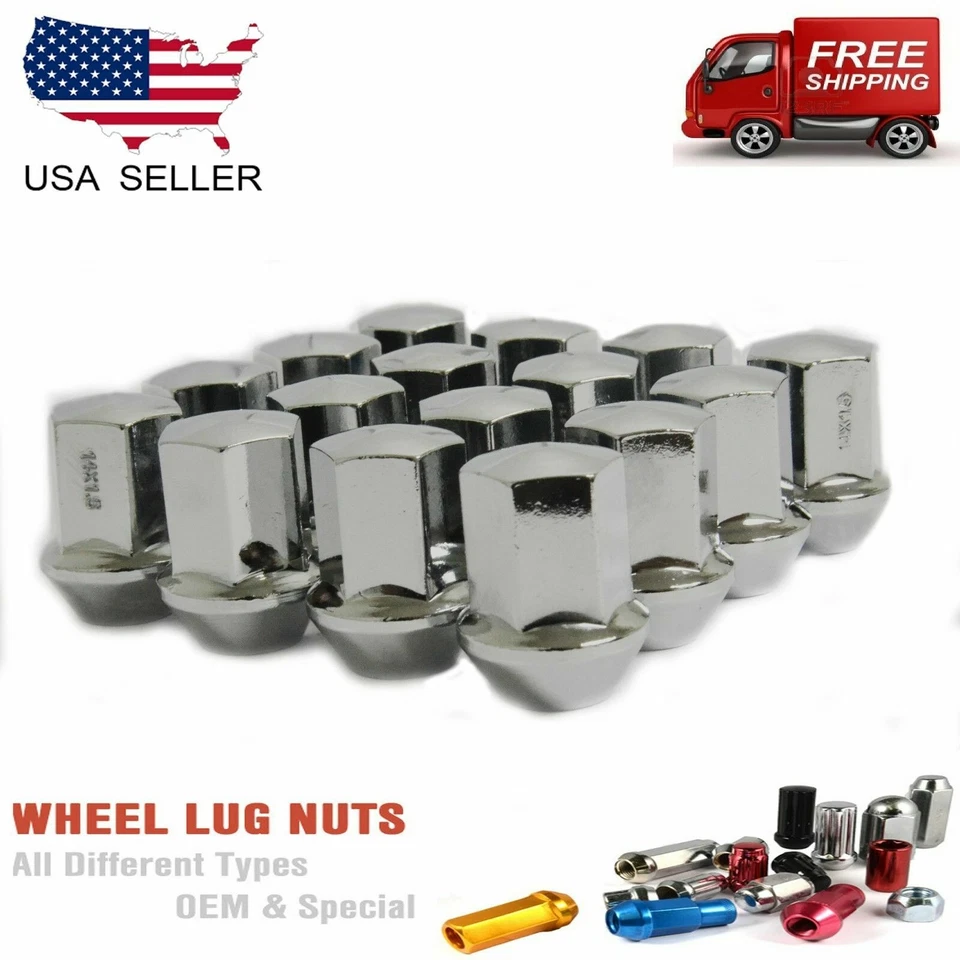 20PC CHROME OEM/FACTORY STYLE 14X1.5 LUG NUTS FIT CADILLAC ATS-V CT6 CTS XTS - Image 2 of 3