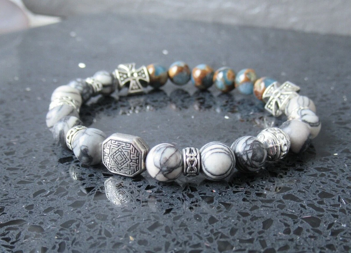 Mens Knights Templar Cross Bracelet Christian Warrior Medieval SAS Bracelet