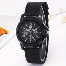 Reloj pulsera deportivo militar cuarzo correa nailon moda hombre mujer regalo