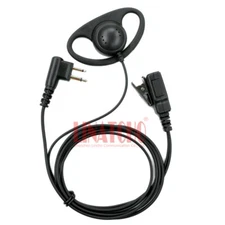 New GP308 GP350 GP88 GP68 Clear Sound D-shape PTT Two Way Radio Headset Earphone