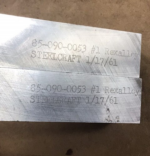 Rexalloy High Speed Steel Toolbits, 3/4” Square X 4.5”. Steelcraft - Picture 2 of 6