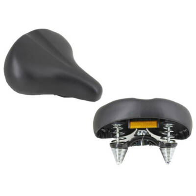 Fahrradsattel Bequemsattel Feder Deluxe Sattel Fahrradsitz Tourensattel 036