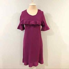 Ann Taylor Ruffled Hem Short Sleeve Dress sz Small NWT