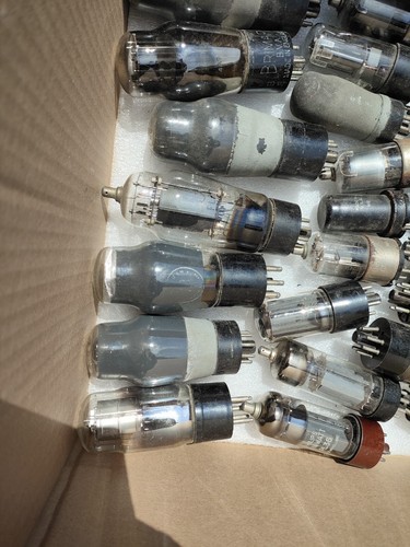 COLLEZIONE DI 165 LAMPADINE VALVOLE NON TESTATE COMPRESE LAMPADINE VALVOLE MULLARD ECC. - Foto 4 di 24