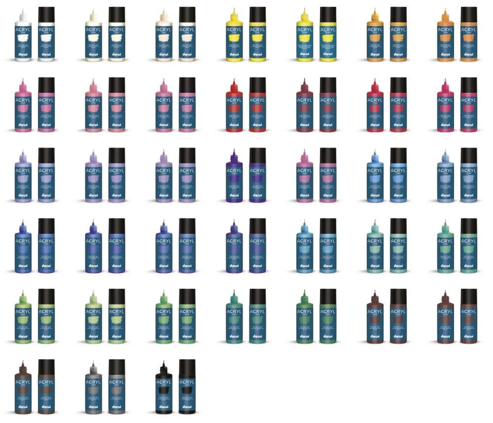 darwi Acrylfarbe opak 80 ml - Farbauswahl