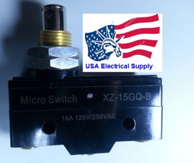 XZ-15GQ-B NO+NC Miniature Micro Switch SPDT Panel Mount Plunger