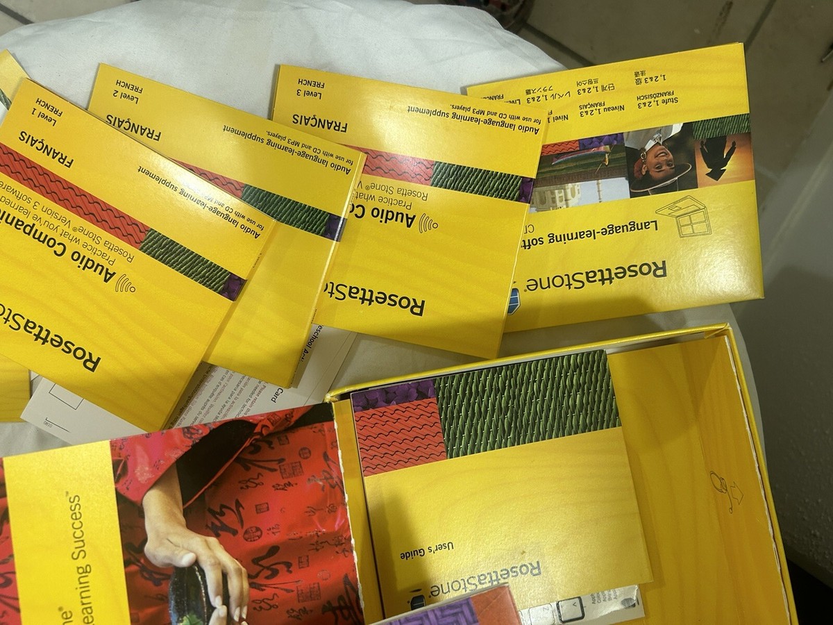 Rosetta Stone フランス語  level 1-3 Rosetta Stone : French Level 1-3 with Audio Companion 1 | eBay