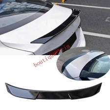 Bright black Rear Door Tail Trunk Spoiler Tail wing For Nissan Sentra 21-2024 B